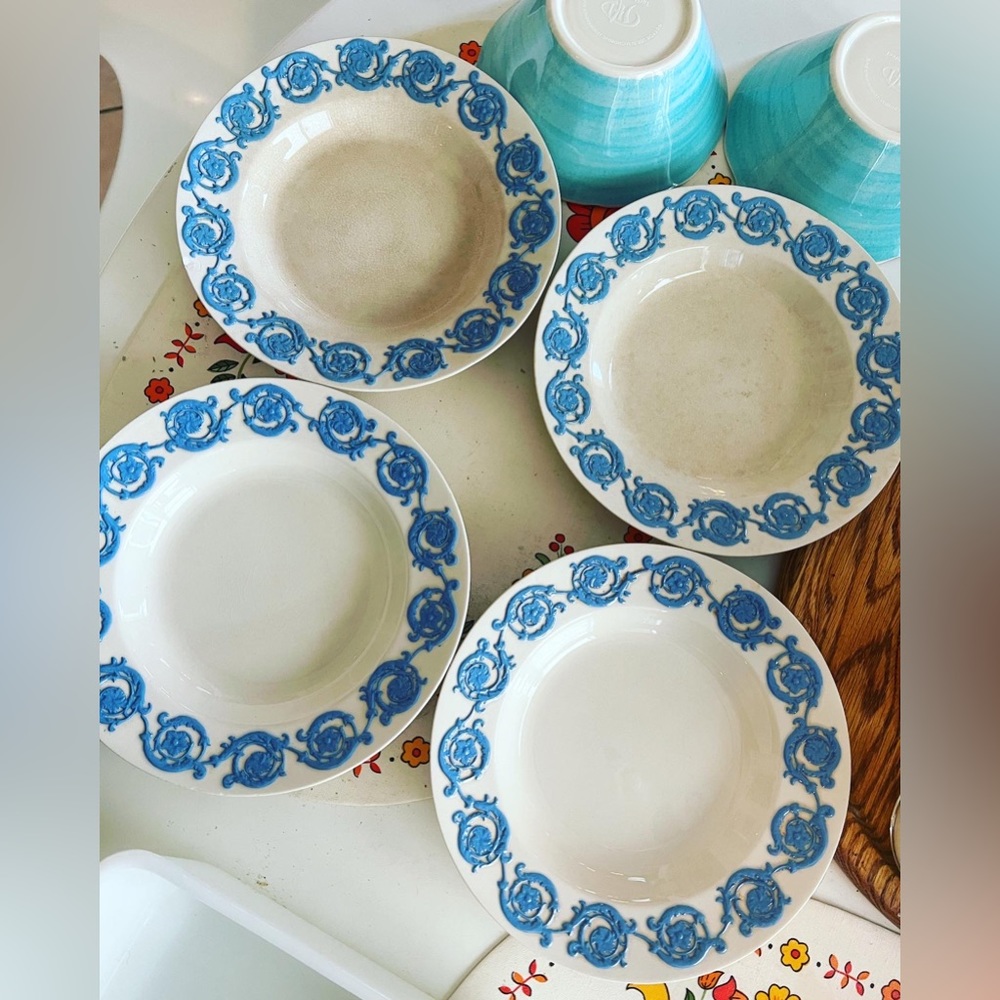 💙VINTAGE 1960’s 1970’s DINNERWARE PLATES BOWLS AND MILK GLASS BAKEWARE - Picture 3 of 10